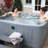 AR-150 4-Person 12-Jet Plug and Play Spa with LED Waterfall-21378828