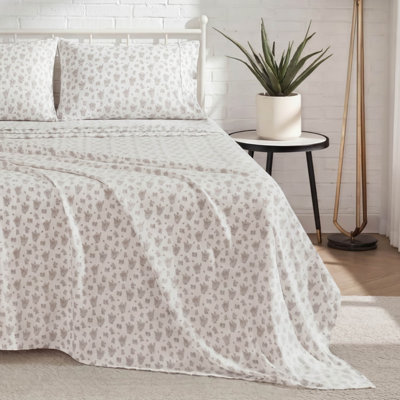 Lucky Brand Printed Microfiber Sheet Set with Extra Pillowcase(s)