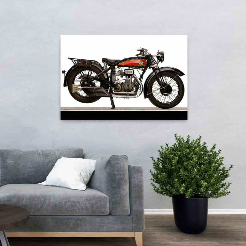 «1935 Nsu 494Cc 501Ts Classic Abstract Landscape Nature», art mural, H 32 po x l 48 po