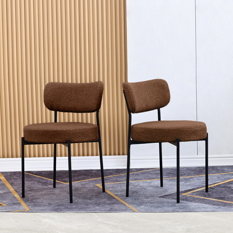 Chaise d'appoint Khush, Brun