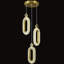 3-Light Modern Golden Pendant Lights - Dimmable LED Semi-Flush Mount-774805578-774805576