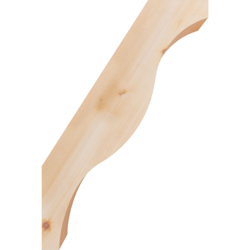 Funston Knee Brace, Western Red Cedar, Smooth, 24" H x 3.5" W x 16" D