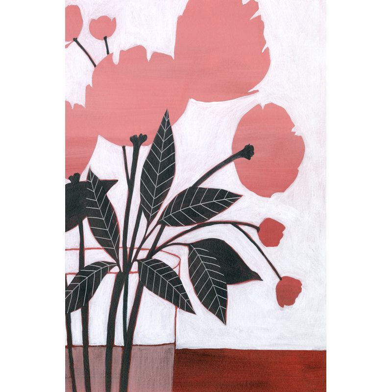 Flower Screen II by Grace Popp - Painting Print, Wrapped Canvas, 30cm H x 20cm W