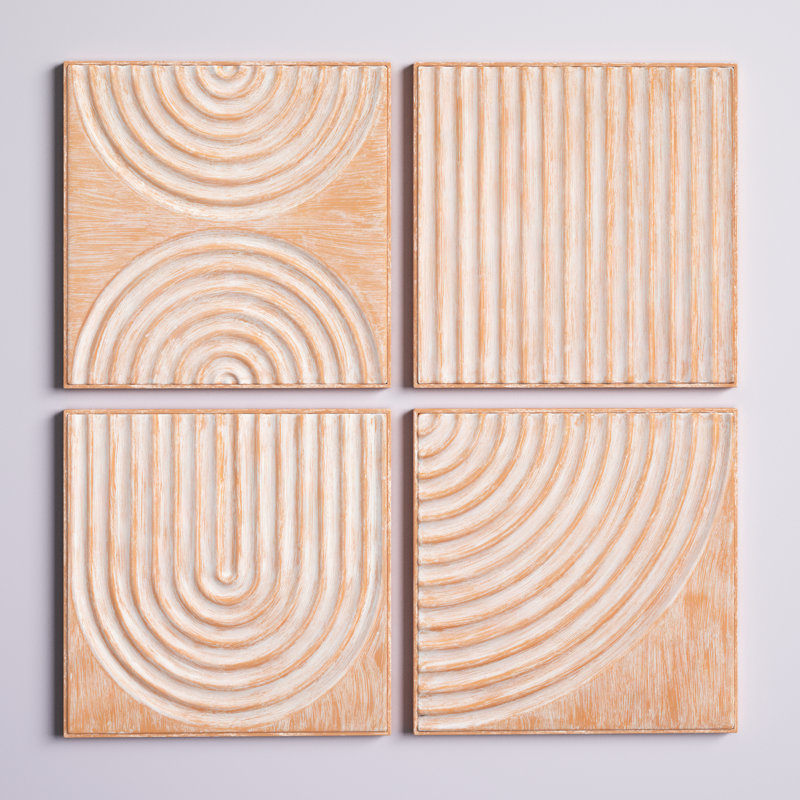 Modern Abstract Wall Decor on Metal