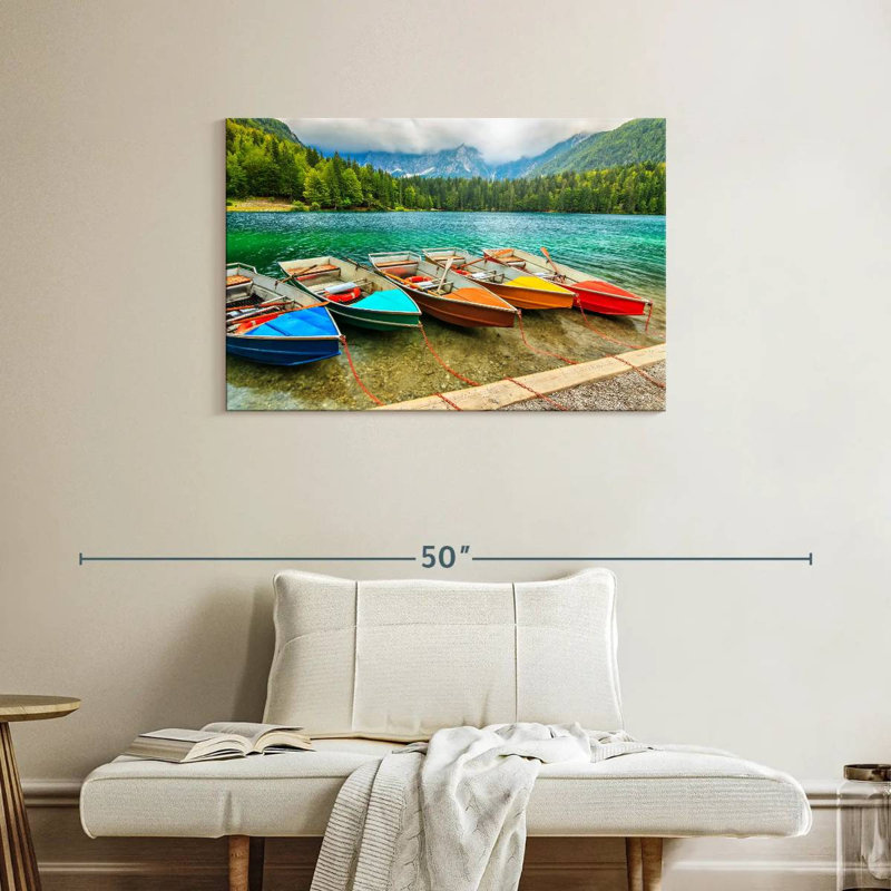 Mehar Lake Fusine Boats, 24" H x 36" W