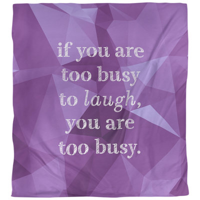 Housse de couette simple Make Make for Laughter Quote