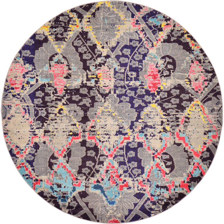 Lonniet Washable Abstract Indoor Rug
