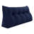 Sit-up Back Comfort Corduroy Bed Headboard Wedge Reading Pillow Triangular Backrest-99222255-99222256