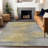Premium Machine Washable Prisco Gold Rug-145593595