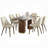 Willene Dining Table W/Ceramic Top-1601942510-1601942507