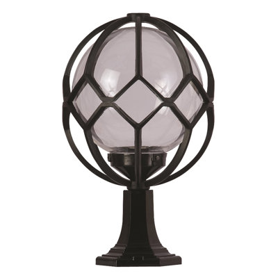 Tête de lanterne câblée 1 lumière H 22 po Aarjan