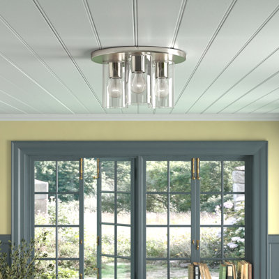 Mollie Glass Flush Mount