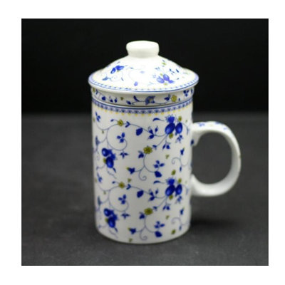 Grande tasse en porcelaine avec filtre  Lucama