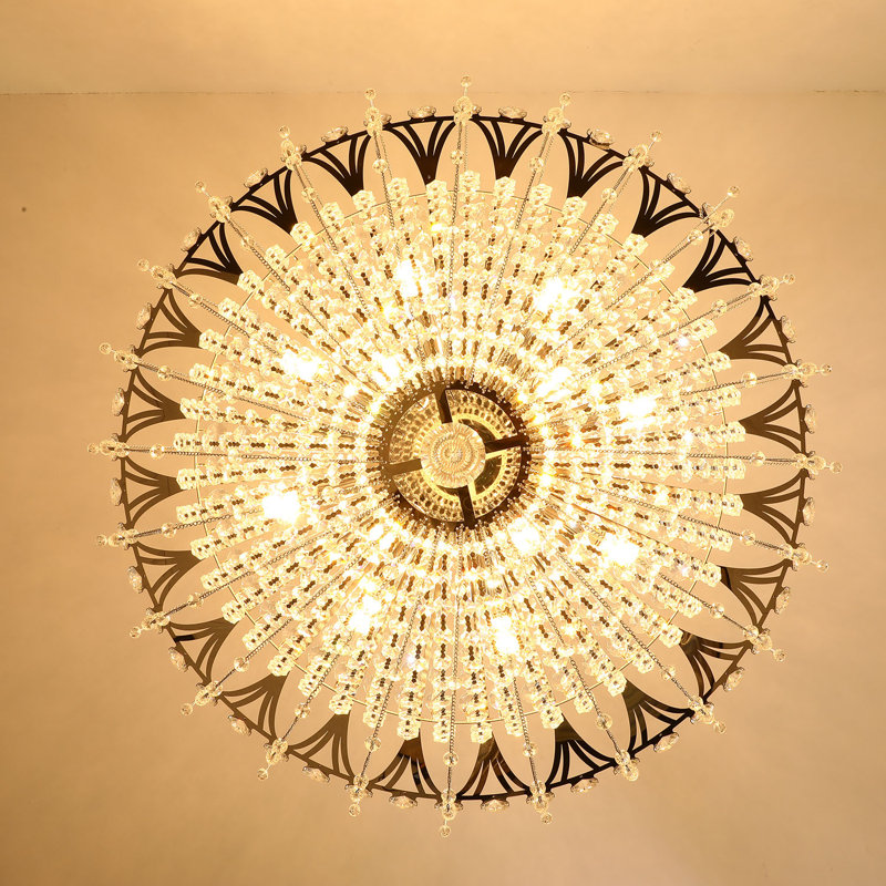 Lustre en cristal 24 po Sandee