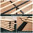 Upholstered Platform Bed Frame with Channel-Tufted Headboard, Strong Wood Slats, No Box Spring Needed, Noiseless Wood Foot, Easy Assemble-608242886-630426523