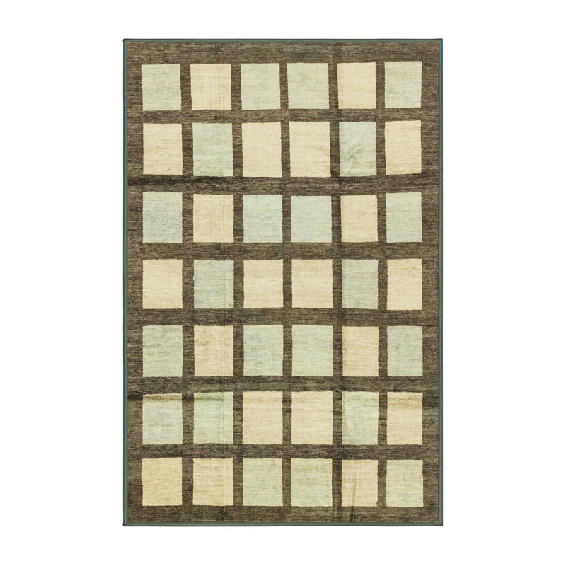 Tapis abstrait moderne 3309, Rectangle de 2 pi x 3 pi