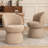 Allis Boucle Swivel Barrel Dining Chair-1033634766