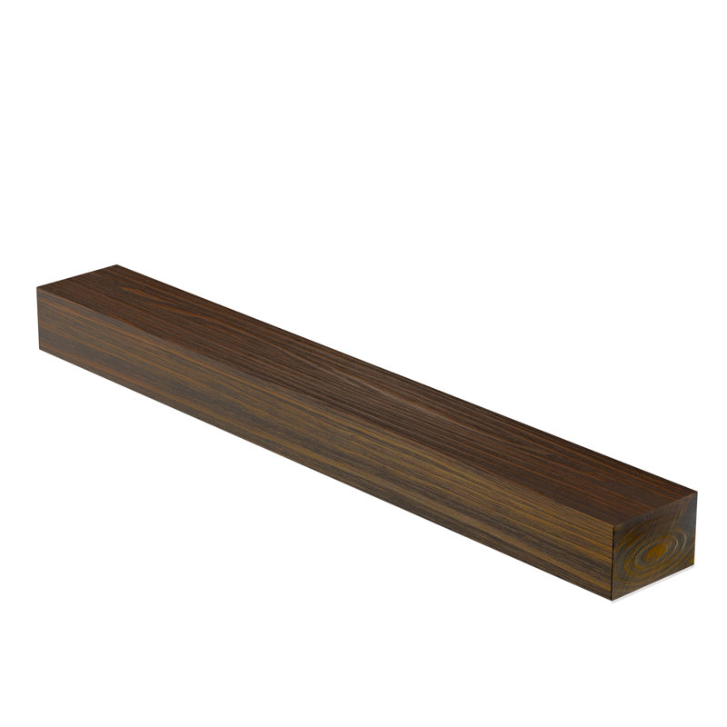 Manteau de cheminée, tablettes de cheminée flottantes en bois, étagères murales en bois, manteaux au-dessus du foyer, L 84 po