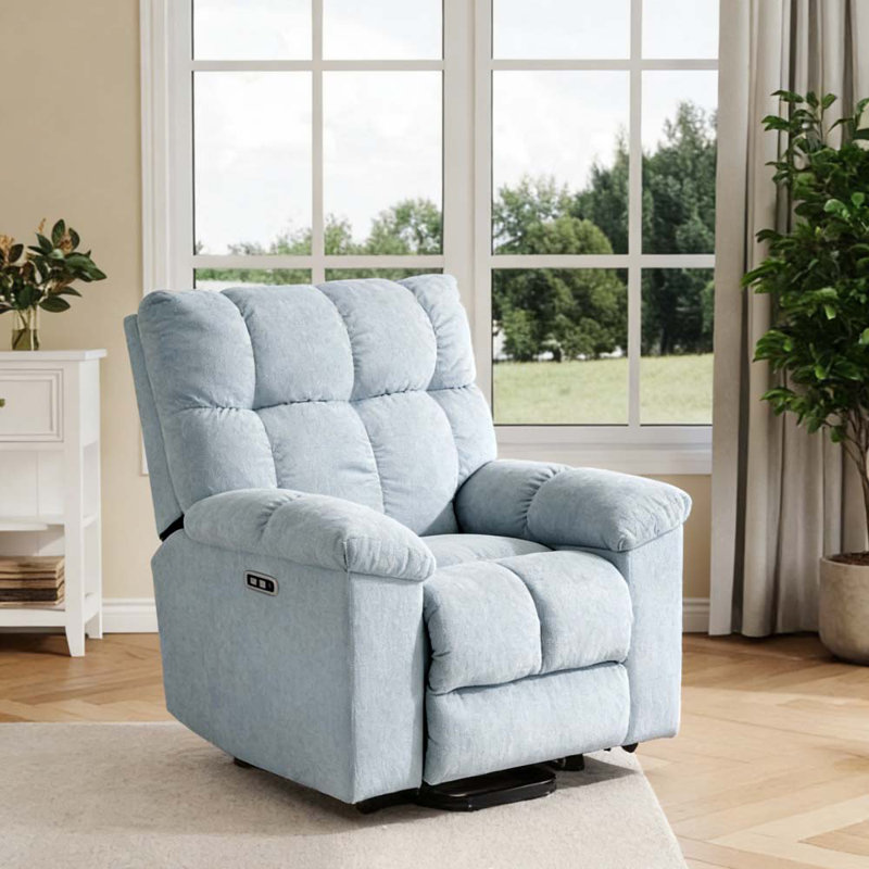 102cm Wide Chenille Wall Recliner Standard Recliner