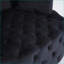Chaises d'appoint pour salon, fauteuil demi-tonneau classique 40,6 po A & amp; A Furniture | Velours noir-1446707922