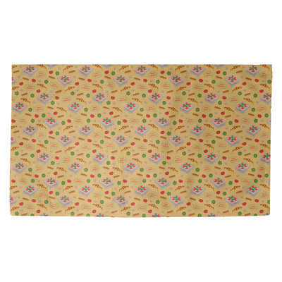 Tapis de porte d’intérieur anti-dérapant pizza Kitterman