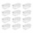 Sterilite Plastic Clear Stackable Latching Storage Box Container