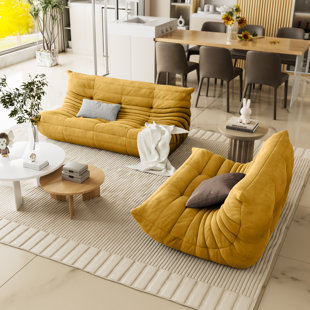 Armless Love Seat Three Seater And Two Seater Sofa Chair