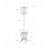 Coat Rack, Hall Tree, Free Standing, 8 Hooks, Entryway, 71"H, Umbrella Holder, Bedroom Metal, Transitional