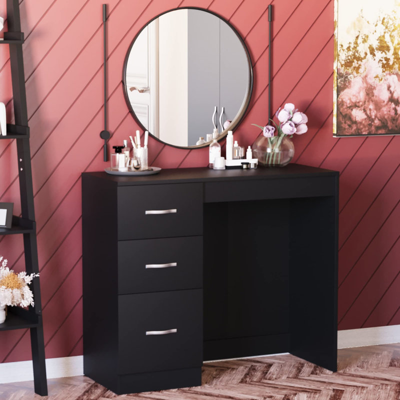 Castleford Dressing Table, Black