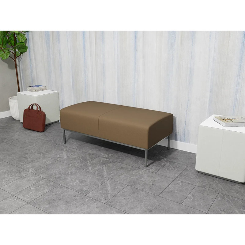 Banc de réception Darsey, Patriot Plus taupe, Argent argent