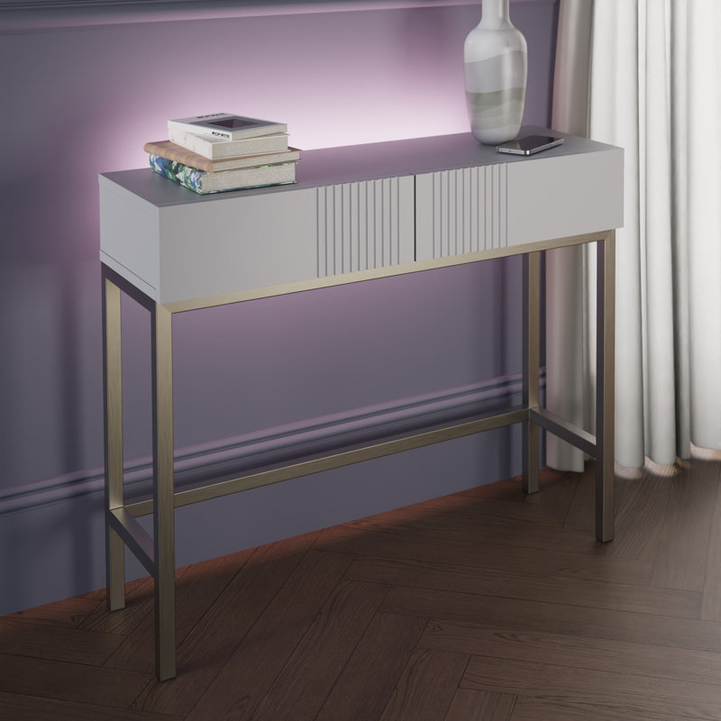 IONA Console Table, White