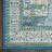 Ankara Global Bordered Ivory Light Blue Area Rug-746974443