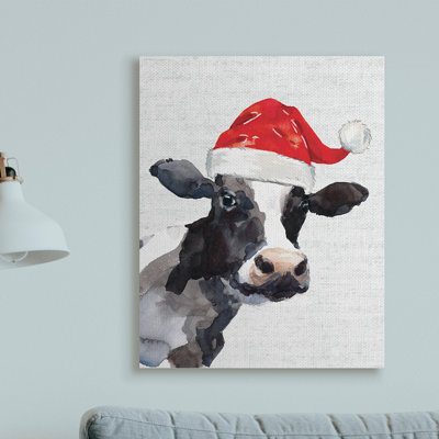 Reproduction d’art sur toile rouge vache de vache rouge
