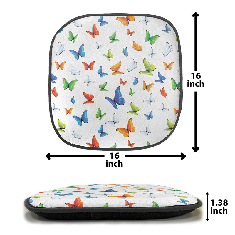 Coussin de siège papillon