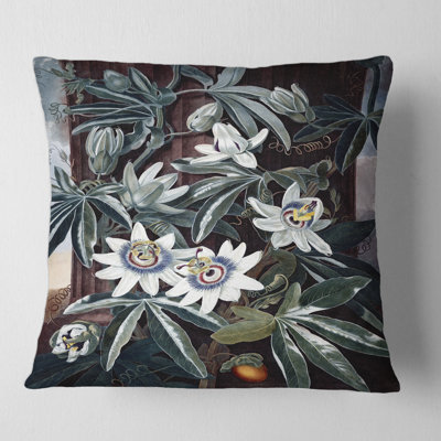 Fleurs et housse de coussin carré I