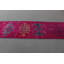 Tapis turc rose fabriqué à la main qui transforme votre couloir en un pays des merveilles rétro avec un décor bohémien