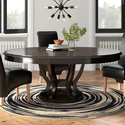 Table ovale ronde à 1 pi