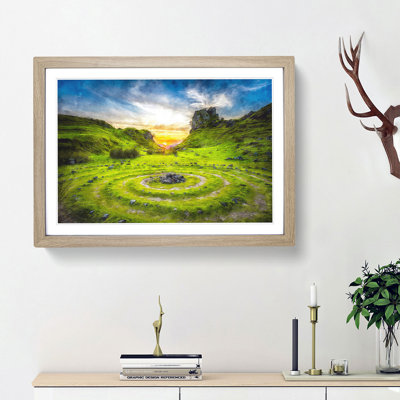 Fairy Glen at the Isle of Skye - Picture Frame Graphic Art Print