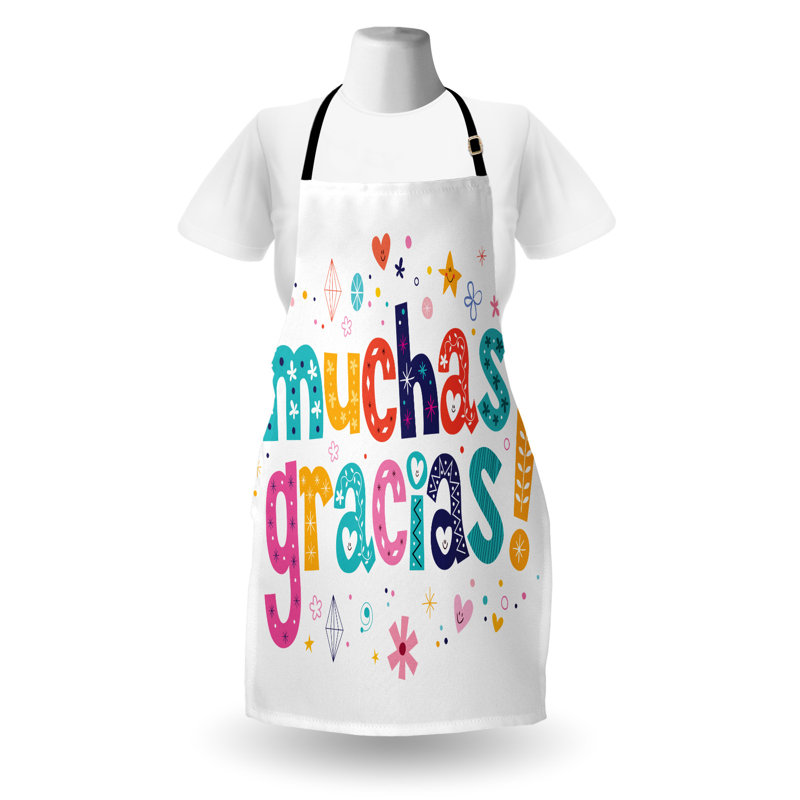 No Pattern Bib Apron