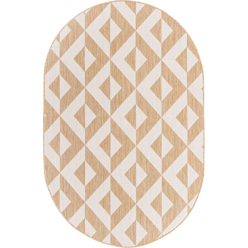 Tapis d'extérieur Destiny, Ovale 5 pi 3 po x 8 pi