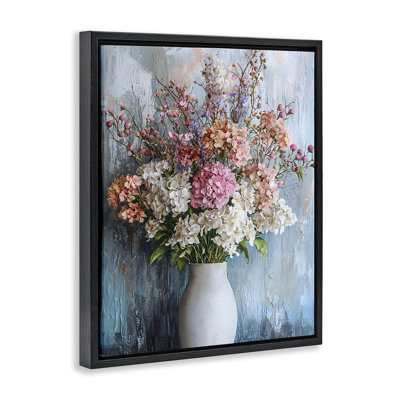 Cadre flottant dans un vase Hydrangea, par Franklyn Gregory
