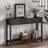 Table With 3 Drawers, Rustic Entryway Table, Na...