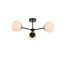Plafonnier semi-encastré 3 lumières 26 po Caisha-61751732-61751728