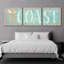 «Epic Art» «Pastel Coast» par Daphne Brissonnet, art mural en verre acrylique, ensemble de 3 pièces-102455858
