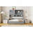 Wooden Daybed With Twin Size Trundle, And All-In-One Cabinet And Shelf-958096289-958096291