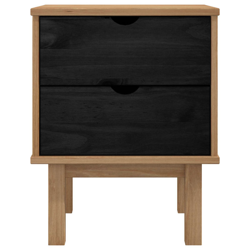45cm W Solid Wood Bedside Table
