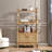 Elegant painted multi-functional bookcase-109679687