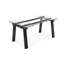 Levante Glass Extendable Table with Wooden Legs-1685829128-1641701551