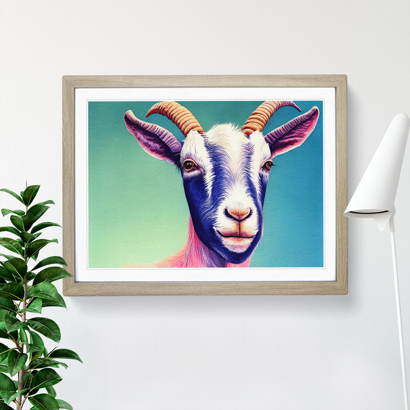 Goat in Colour Vol.1 - Framed Print