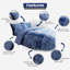 Modern Check Pattern Polycotton Duvet Cover and Pillowcase Set - Machine Washable-25698922-25698927